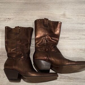 BCBGirls Brown Combat & Moto Boots